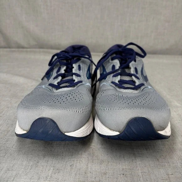 Brooks Beast 20 Shoes Grey Navy Blue Mesh Running Sneakers Men's Size 14 - Picture 4 of 11